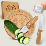 Kinder Küchenmesser Set mit Schneidebrett