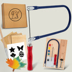 Kinder Laubsäge Set aus 18 Teilen: Mit Anleitung, Vorlagen & vielem mehr