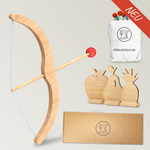 Pfeil und Bogen für Kinder mit Pfeilen, Zielscheiben und Rucksack