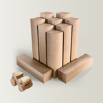 Schnitzholz aus Linde: Kleines Holzblock Set