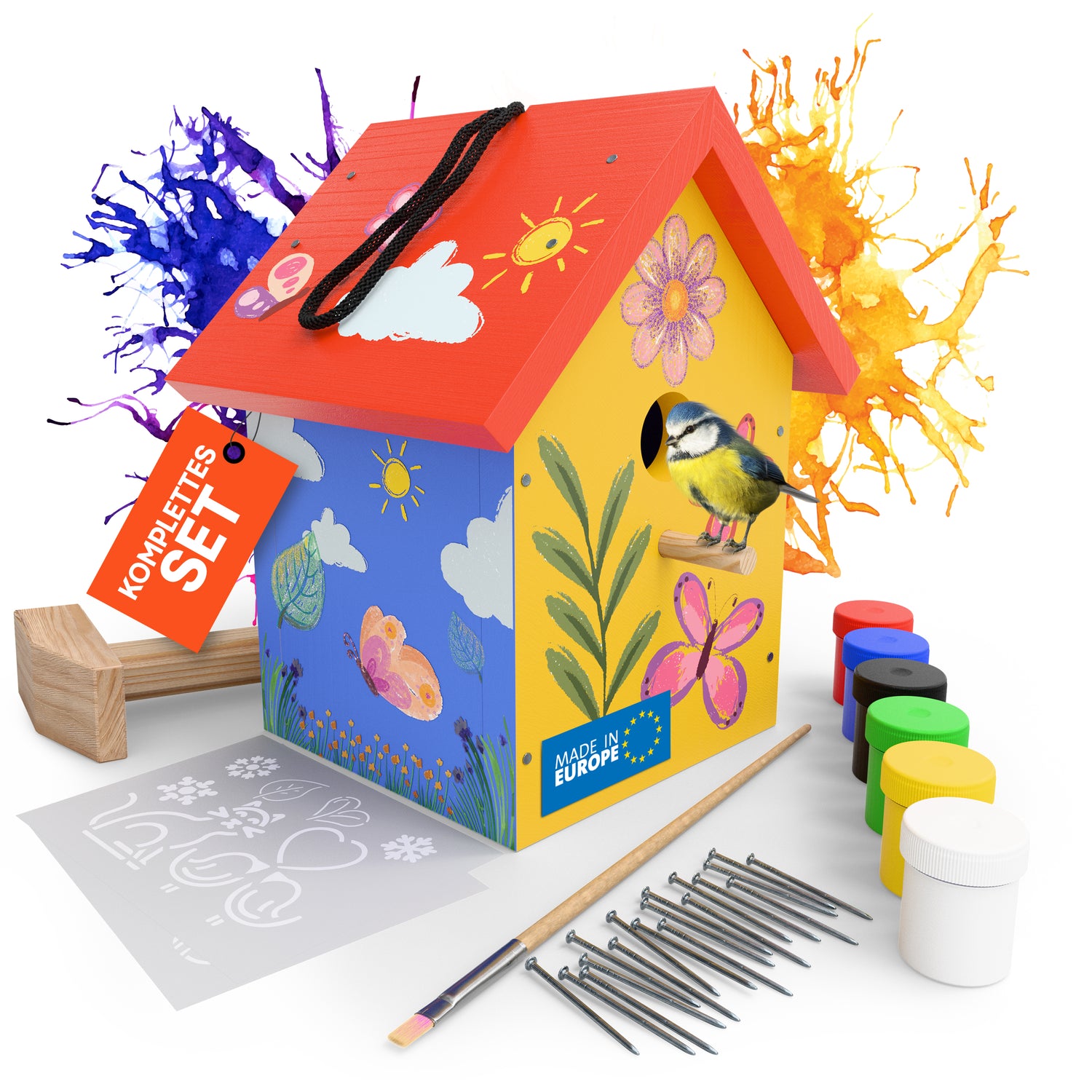 Vogelhaus Nistkasten Bausatz für Kinder