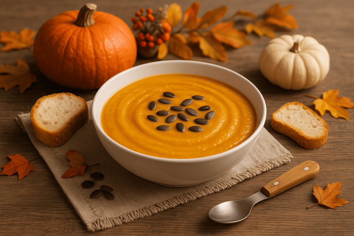 Kürbissuppe für Kinder: Herbstliches Familienrezept