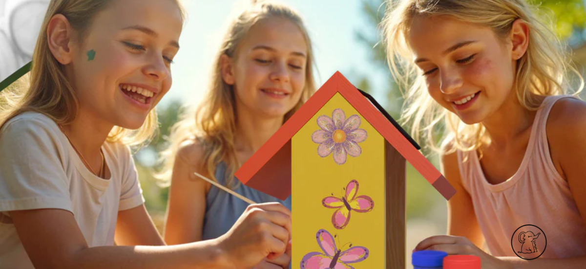 Vogelhaus-Bausätze für Kinder – Kreativer Bastelspaß zu Ostern