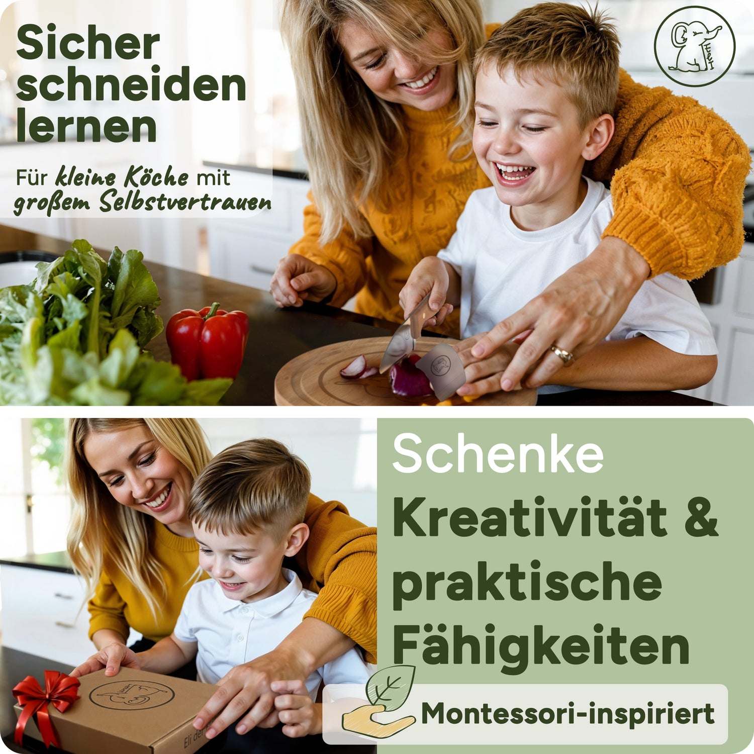 Kinder Küchenmesser Set (4-teilig)