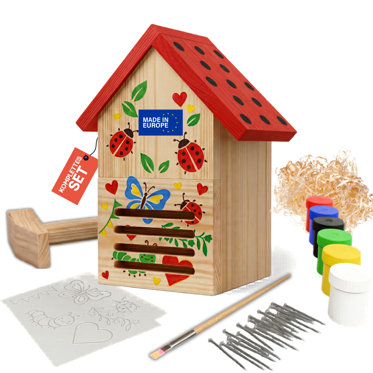 Marienkäferhaus Bausatz für Kinder