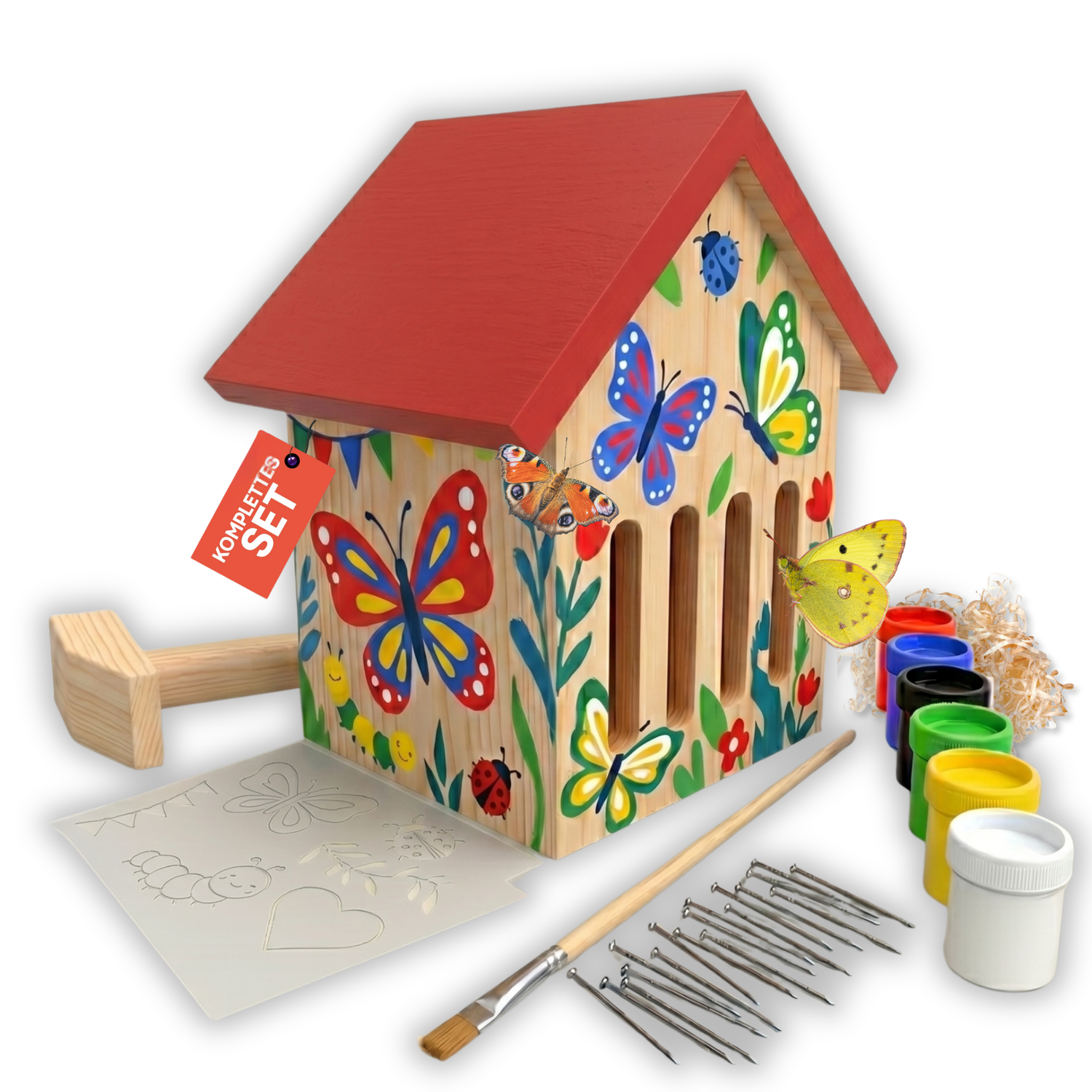Schmetterlingshaus Bausatz für Kinder