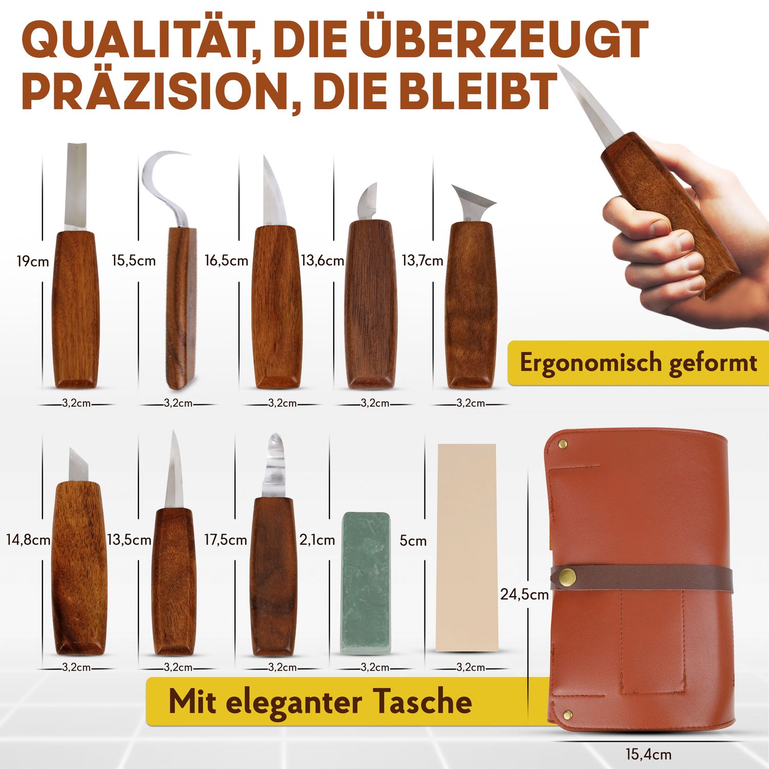 Schnitzwerkzeug Set Erwachsene