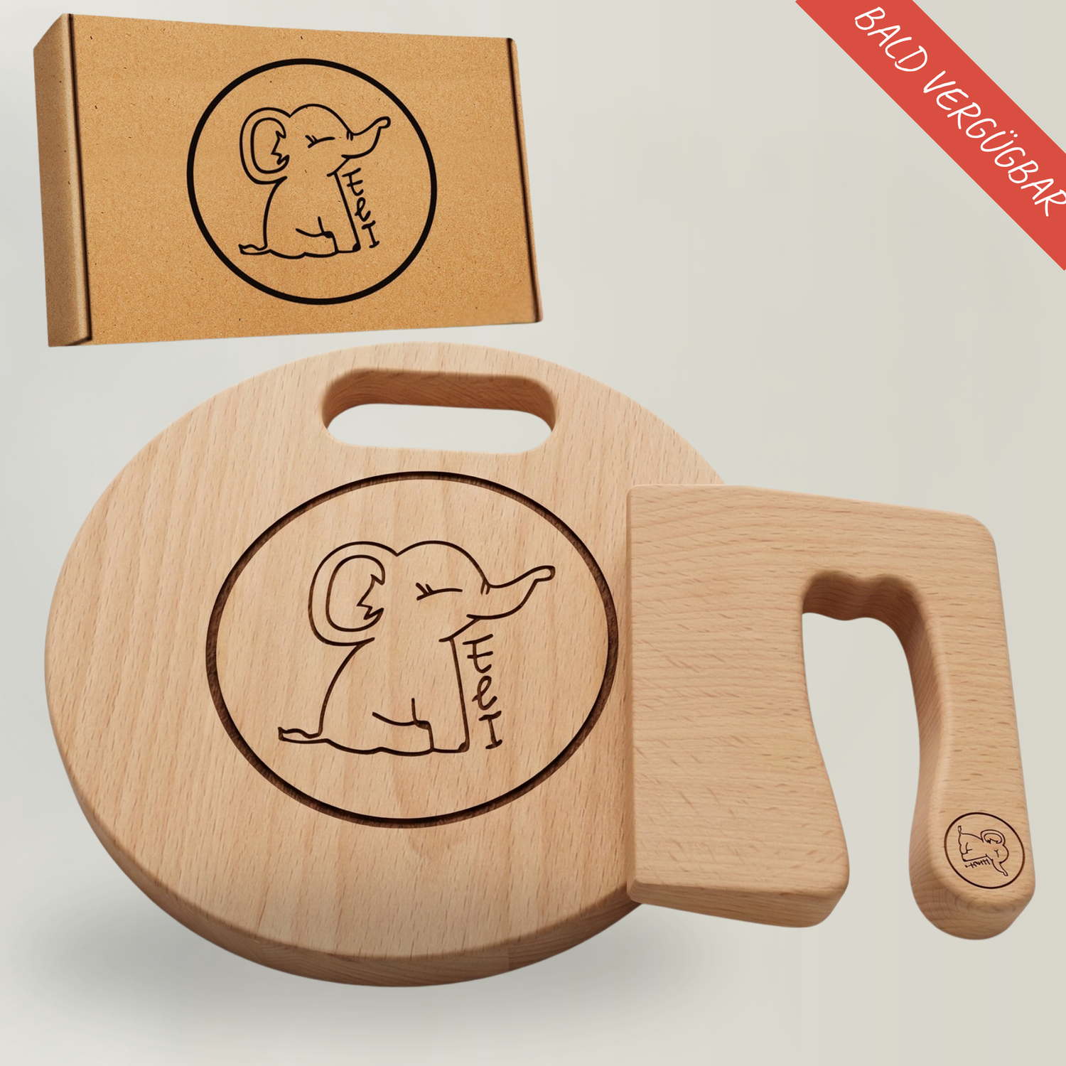 Kindermesser Set inkl. Schneidebrett