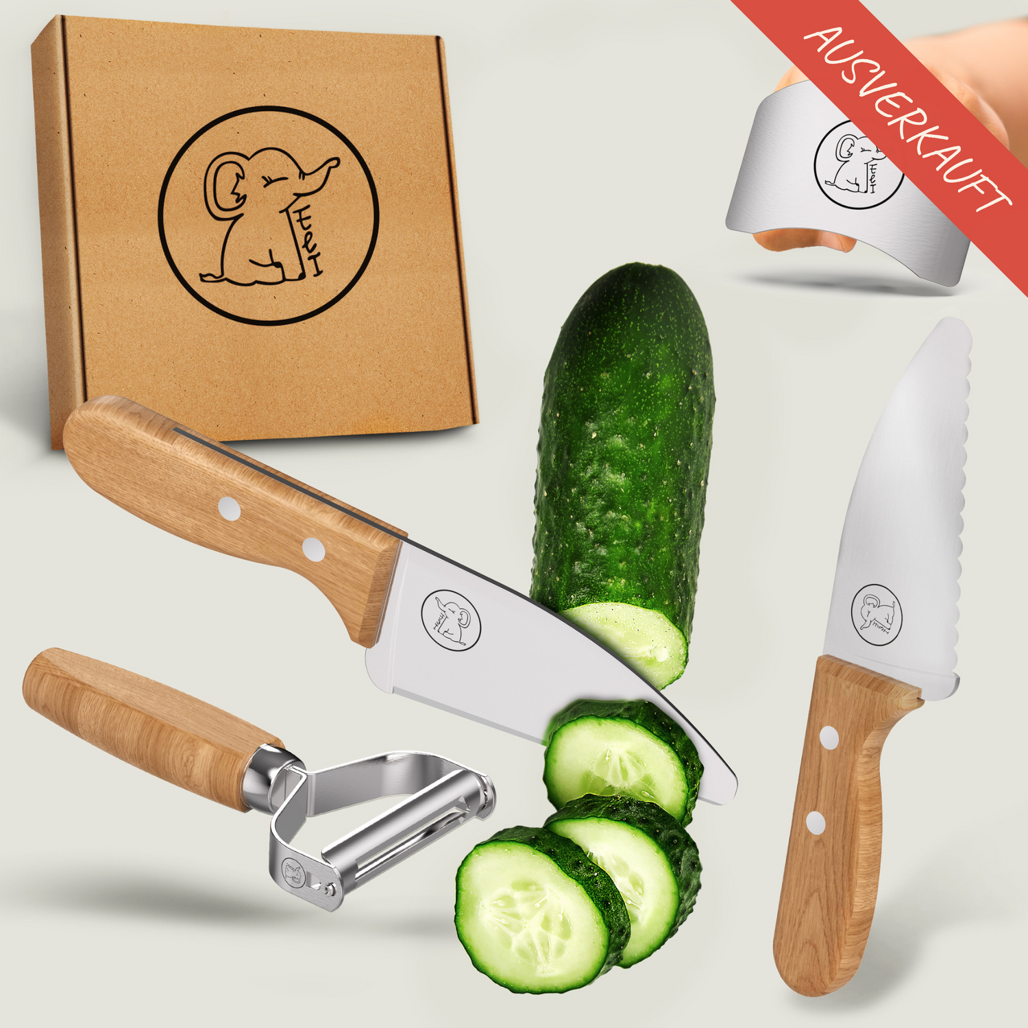 Kinder Küchenmesser Set (4-teilig)