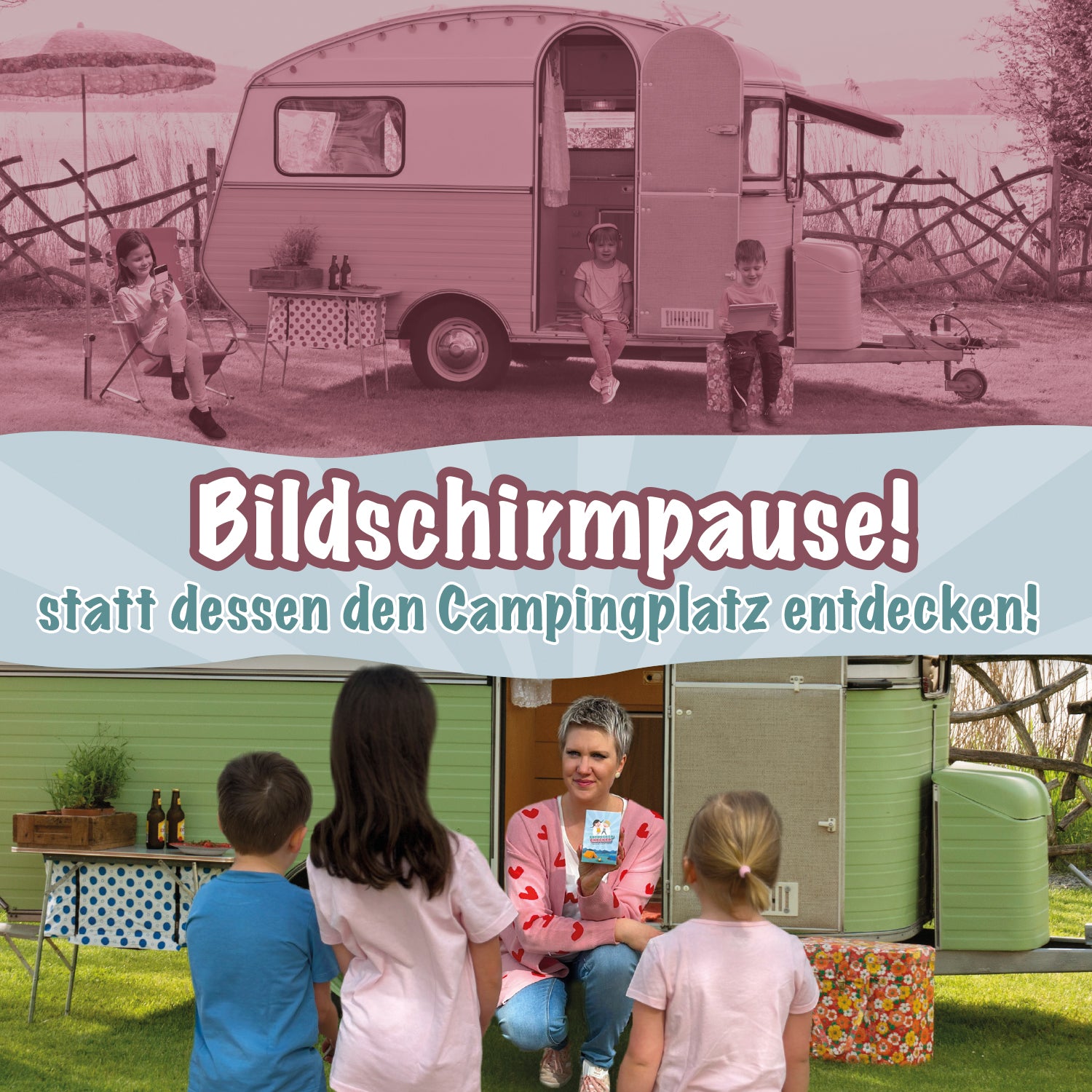 Campingkartenspiel: Entdecker-Checker ab 5 Jahren