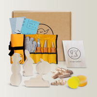 Einsteiger Set für Kinder - inkl. Schnitzfiguren - Anleitung