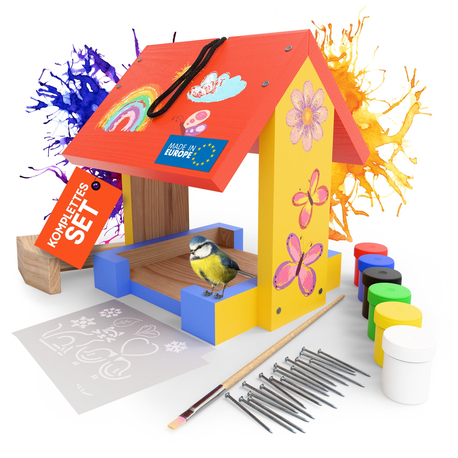 Bastelset Vogelhäuser
